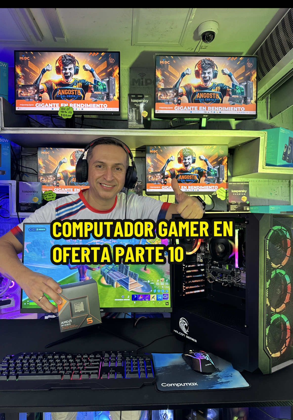 😎 Dale play al poder que estabas esperando No es solo un PC es tu máquina para superar cualquier reto 💥 Todo por $2’499.000  🎮 Rendimiento brutal para gaming, estudio y trabajo creativo 🔥 Estilo, velocidad y potencia listos para ti 🎯 Unidades limitadas — Escríbenos y asegura el tuyo hoy mismo. 📞3013922368 #PCGamer #OfertaGamer #Ryzen5 #MiPCBarranquilla #GamingSetup #PromoGamer #PCGamerColombia #AltoRendimiento #Gamer #PcGamer #PcGaming #GamingLife