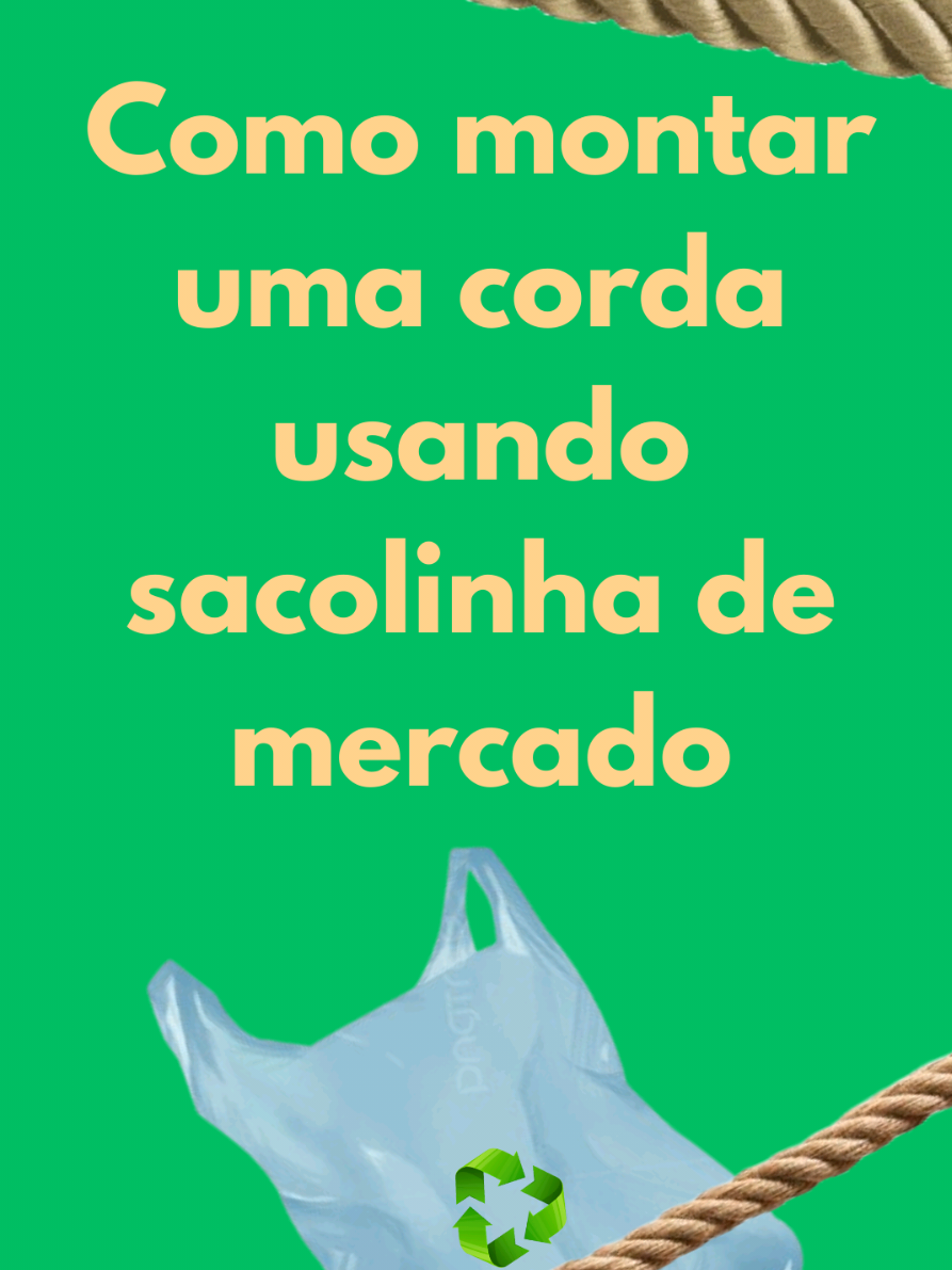 Aprenda a fazer uma corda usando sacolinha de mercado!!! #scout #DIY #escoteirosdobrasil #fyp #4u 
