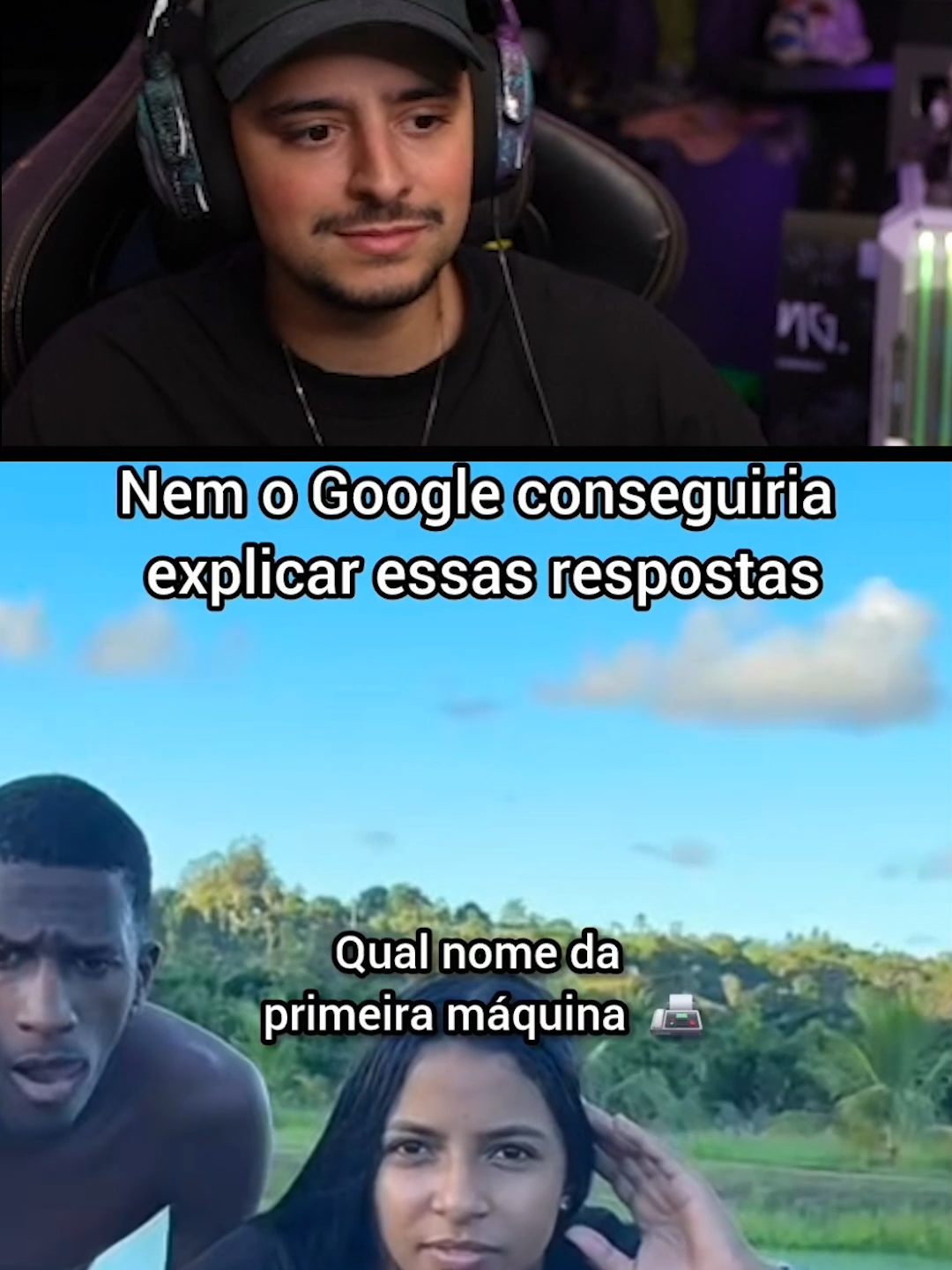 Nem o google consegueria explicar essas respostas kkk #loudcoringa #cortesloudcoringa