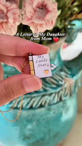 She’s growing up fast…So I wrote her something she can carry forever ❤️#booknecklace #momanddaughters #Love #giftideas #necklace 