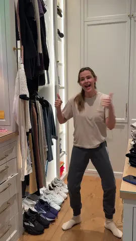 Some of these beautiful sweatpants have been around two decades. Tried to pare down; they all stayed. Watch this space for more fashion tips.   (I know. I love @Brooks Running. 👵🏻)