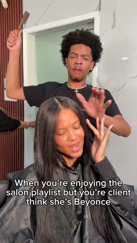Nobody, and I mean NOBODY, should ever sing over Bruno. Some things just shouldn’t be done @ercaraven 😂😭 #fyp #viral #beauty #funny #hairstylist