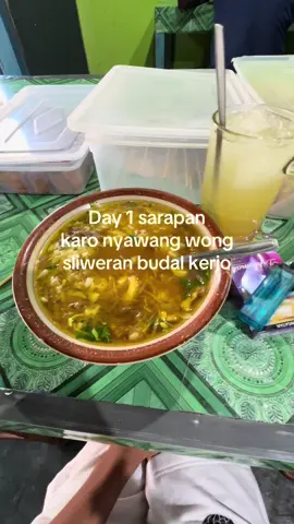sarapan, sak leran gek budal