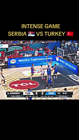 Epic Eurobasket match Serbia vs Turkey 🏀🔥 #basketball #eurobasket #serbia #turkey 