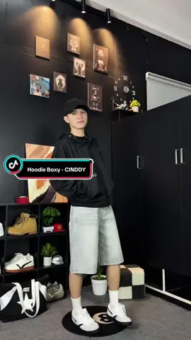 Hoodie Boxy - CINDDY #hoodie #hoodieboxy #outfit #phoidonam 