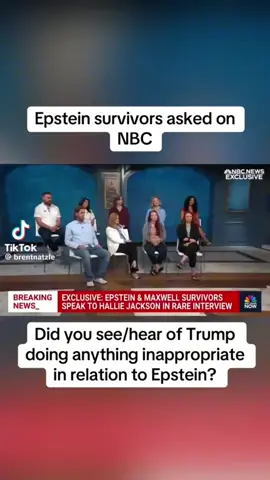 NBC interviews Epstein victims.  #newstoday #politics #epstein #fyp 