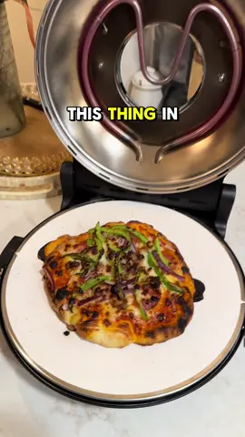 Pizza Time 🍕 Why wait 30 mins for delivery when you can make your own pizza in 6 🤯🔥 This gadget is the ultimate cheat code for foodies – crispy crust, melted cheese, ZERO hassle.  #PizzaHack #Foodie #cookingtiktok #pizzaoven #pepeforfun 