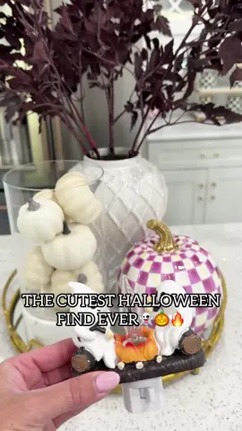 Can you even with this Halloween nightlight?! The little campfire is so adorable! #halloweenfinds #halloweenshopping #halloweendecor #amazonhome #autumdecor   