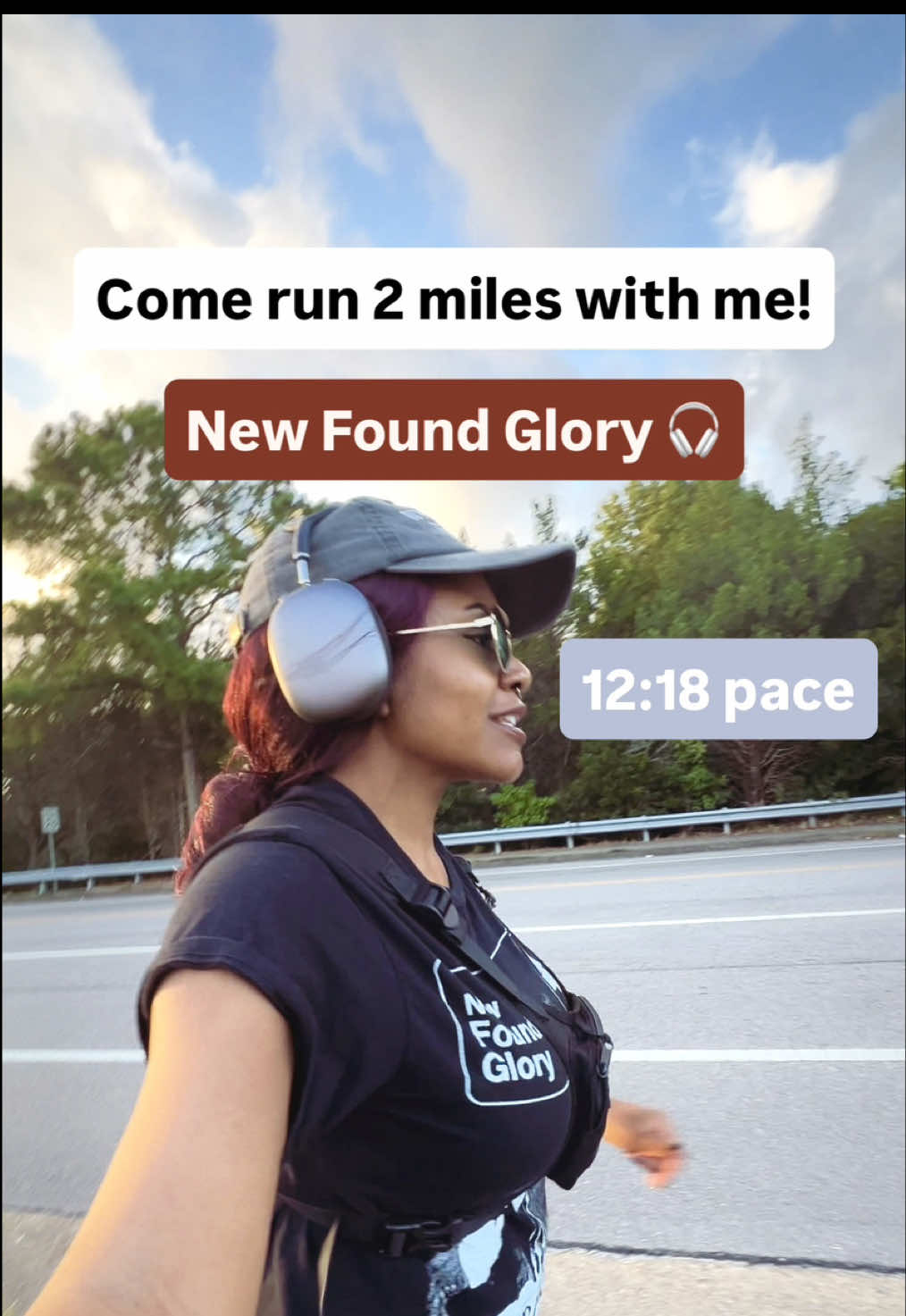 Did 2 mile while listening to @New Found Glory!  #halfmarathontraining #runtok #altgirl #poppunk #runner 