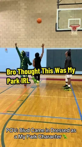 Blud Thought He Was in 2K fr 🦖 @J #fyp#fyp1 #nonchalant #2k #mypark 