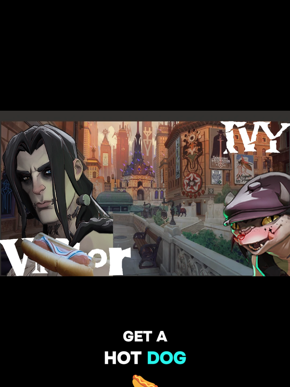 Replying to @baaatttttt8 Ivy loved her family 100 percent and Victor loves hotdogs 🌭🌭#deadlockinteractions #deadlockinvite #deadlock #ivy #victor 