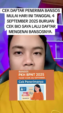 #Bansos PKH BPNT 2025 Tahap 3 Cair Juli-September, Cek Penerimanya ... #pkh #bpnt #bansos #fyp  #masukberanda 