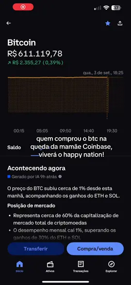 que doideira, nego ficou rico em minutos #coinbase #bitcoin #bugcoinbase #estelionato #cc 
