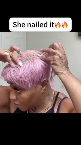 She nailed it🔥🔥 #explorage #hairtoks #blackgirlmagic #blackgirlluxury #hairinspo #fypシ゚viral #fypage 