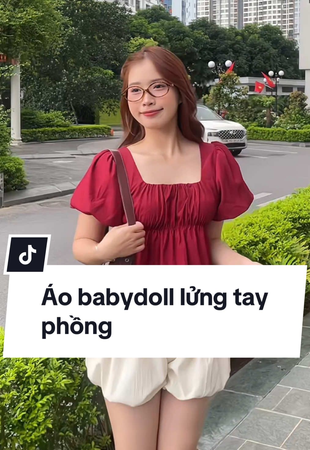 Áo babydoll cổ vuông tay phồng ạ #xuhuong #hottrend #thoitrang #milasu #aobabydoll #aoxinh #viralvideo 