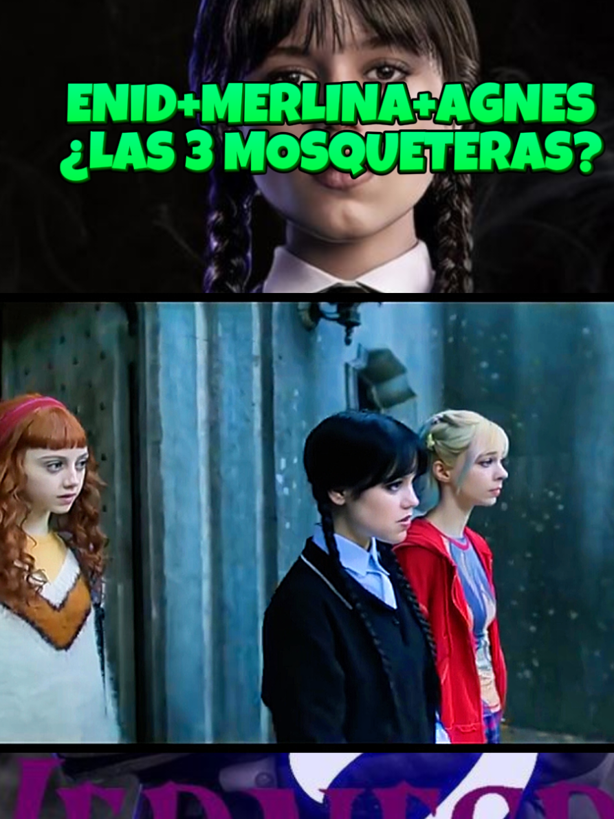 ENID   Y AGNES , AMIGAS?😵🤯#wednesday2 #merlina #wednesday #agnes #netflix 