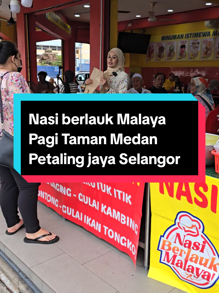 Selamat datang ke Nasi Berlauk Malaya Taman Medan  Petaling Jaya dan Nasi Berlauk Malaya Puchong Permai. Kami menyediakan pelbagai hidangan istimewa Pantai Timur seperti nasi dagang, nasi kerabu, gulai ayam, gulai daging, gulai kuning, gulai kambing, kerutuk itik, lontong Malaya, bihun Malaya, aneka kuih tradisional dan moden.  Dibuka setiap hari dari jam 6.30 pagi hingga 12.00 tengahari. Jemput semua datang dan rasai sendiri kelazatan masakan kami! #NasiBerlaukMalaya  #NasiKerabuMalaya  #NasiDagangMalaya  #LontongMalaya  #KuihMuihMalaya 