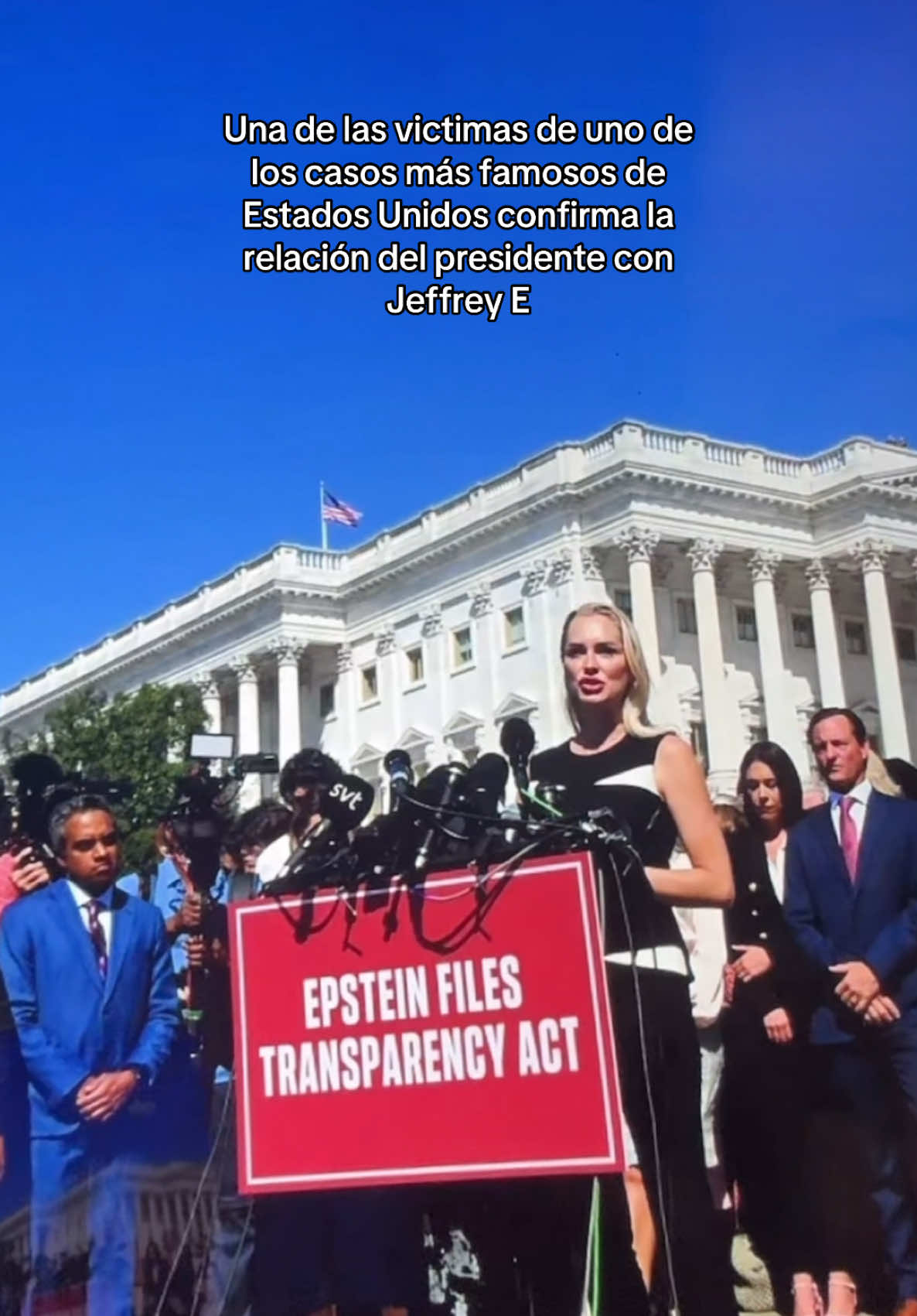 Una de las victimas de uno de los casos más famosos de Estados Unidos confirma la relación del presidente con Jeffrey E. #boricua #jenniferruidiaz 
