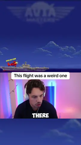 This flight was a weird one #aviamasters #planegame #kickstreaming 