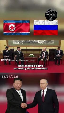 🇰🇵🇷🇺 || Kim Jong-un expresó su apoyo a Putin y prometió colaboración con Rusia, destacando una creciente alianza entre Pyongyang y Moscú que genera interés internacional.  #CoreaDelNorte #Rusia #KimJongUn #Putin #RelacionesInternacionales   