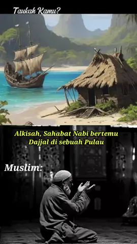 Tahukah kamu? Salah satu kisah paling menegangkan tentang Dajjal diriwayatkan langsung dalam hadits shahih Muslim. Seorang sahabat Nabi bernama Tamim Ad-Dari bercerita, ia berlayar bersama 30 orang dari kabilah Lakhm dan Judzam. Tiba-tiba kapal mereka terombang-ambing ombak, hingga akhirnya terdampar di sebuah pulau kecil yang asing. Ketika menjejakkan kaki di pulau itu, mereka bertemu dengan makhluk aneh, berbulu sangat lebat hingga tak terlihat wajah dan bentuknya. Makhluk itu bernama Al-Jassasah. Ia berkata: “Pergilah kalian ke dalam bangunan besar di sana, ada seseorang yang ingin menemui kalian.” Dengan hati berdebar, Tamim dan rombongannya masuk. Di dalam bangunan tua itu mereka menemukan sosok lelaki raksasa, tubuhnya dibelenggu rantai besi yang sangat kuat. Kedua tangannya terikat, begitu pula leher dan kakinya. Lelaki itu lalu menanyai mereka: “Ceritakan padaku tentang kebun kurma di Baisan, apakah masih berbuah? Bagaimana keadaan danau Thabariyah, apakah masih banyak airnya? Dan apakah Nabi terakhir telah muncul di tanah Arab?” Mereka menjawab sesuai keadaan saat itu. Lelaki itu pun berkata dengan suara yang mengguncang hati: > “Ketahuilah… Aku adalah Al-Masih Ad-Dajjal. Aku hampir diizinkan untuk keluar. Jika aku keluar, aku akan mengelilingi bumi dalam empat puluh hari. Tidak ada satu negeri pun yang luput dariku, kecuali Makkah dan Madinah, keduanya diharamkan bagiku.” Setelah pulang, Tamim Ad-Dari menceritakan kisah ini kepada Rasulullah ﷺ. Beliau pun mengumpulkan para sahabat dan bersabda: > “Ketahuilah, inilah yang pernah aku ceritakan kepada kalian. Sesungguhnya Dajjal benar-benar ada, dan ia kini masih terikat di sebuah pulau.” 📖 Kisah ini terdapat dalam Shahih Muslim no. 2942, diriwayatkan dari Fatimah binti Qais r.a. 🕌 Dari sini kita belajar, bahwa fitnah Dajjal itu nyata, dan hanya iman yang kuat yang akan menyelamatkan seorang hamba. #kisahislami #dajjal #akhirzaman #shorts #fyp 