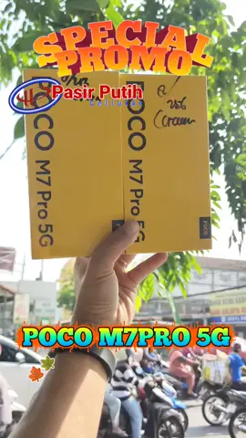 ✨ Smartphone kenceng harga ramah kantong! ✨ 📱 POCO M7 Pro 5G ⚡ Jaringan 5G super ngebut 🔋 Baterai awet seharian 🎮 Cocok buat gaming & multitasking 🔥 Desain keren, performa mantap! 👉 Wajib punya buat kamu yang butuh HP anti lemot! #POCOM7Pro5G #HPGaming #HPMurahBerkualitas #Smartphone5G #FYP   