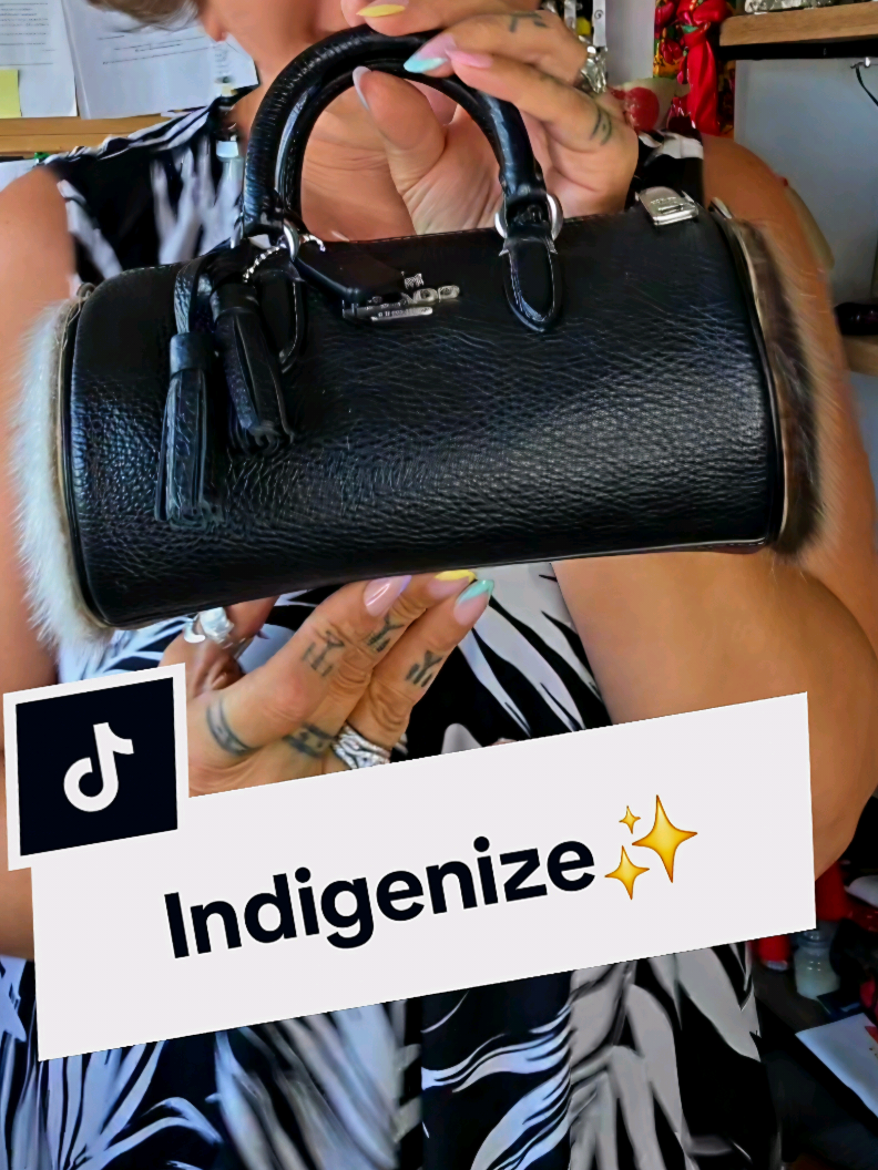 This weekend at the Nipissing First Nation Pow Wow, something really special happened. A local brought me her empty purse and asked if I could “indigenize” it with seal fur. 🦭 I don’t get too many custom orders — I usually don’t have the time — but this one I just couldn’t say no to. The transformation is beautiful, and I can’t wait for her to see how it turned out. Made with love, one of a kind❤️🧡💜 #ResilientInukCreations #SealFur #IndigenizedFashion #PowwowMoments #upcycle 