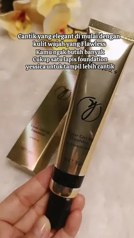Kamu ngak butuh banyak,cukup satu lapis foundation dari @yessicashop_official tampil cantik glowing seharian buktikan sendiri dan kamu ngak akan balik ke foundation lama kamu! #foundation #yessicafoundation #flawless #yessicabeauty #glowingseharian 