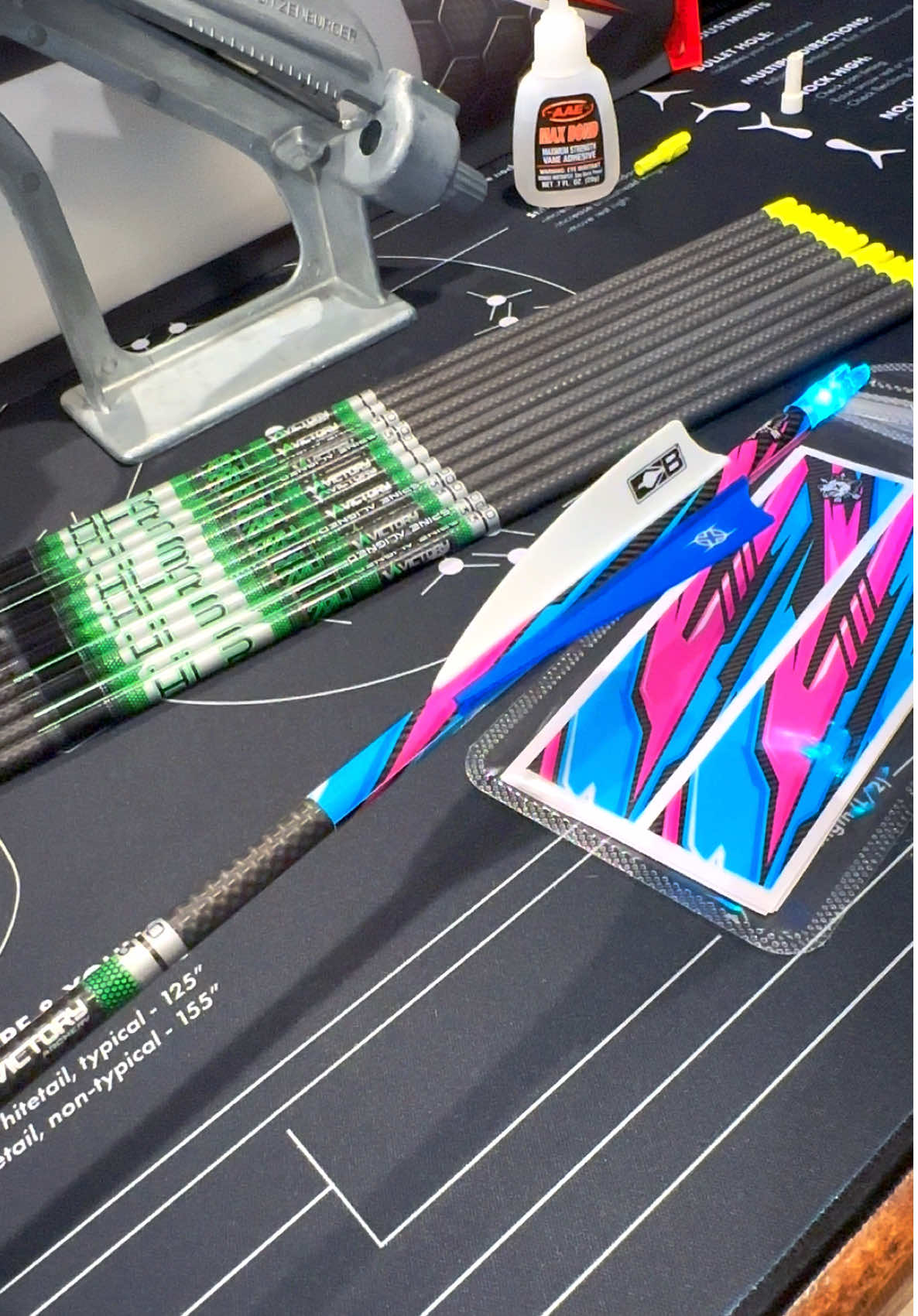 These arrows are going to be 🔥 @Nate Mills @Bowtique Custom Arrow Wraps #bowseason #fyp #archery