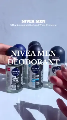 Nivea Men Deodorant black and white. #niveamendeodorant #deodorant #niveamen #antiperspirantdeodorant #fyp 