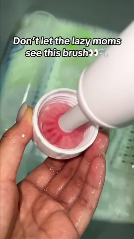 POV:a brush that saves you hours of cleaning time🥹🍼#bottlebrush #momhack #tiredmom #pregnantmama #bottlewasher #lazymom 