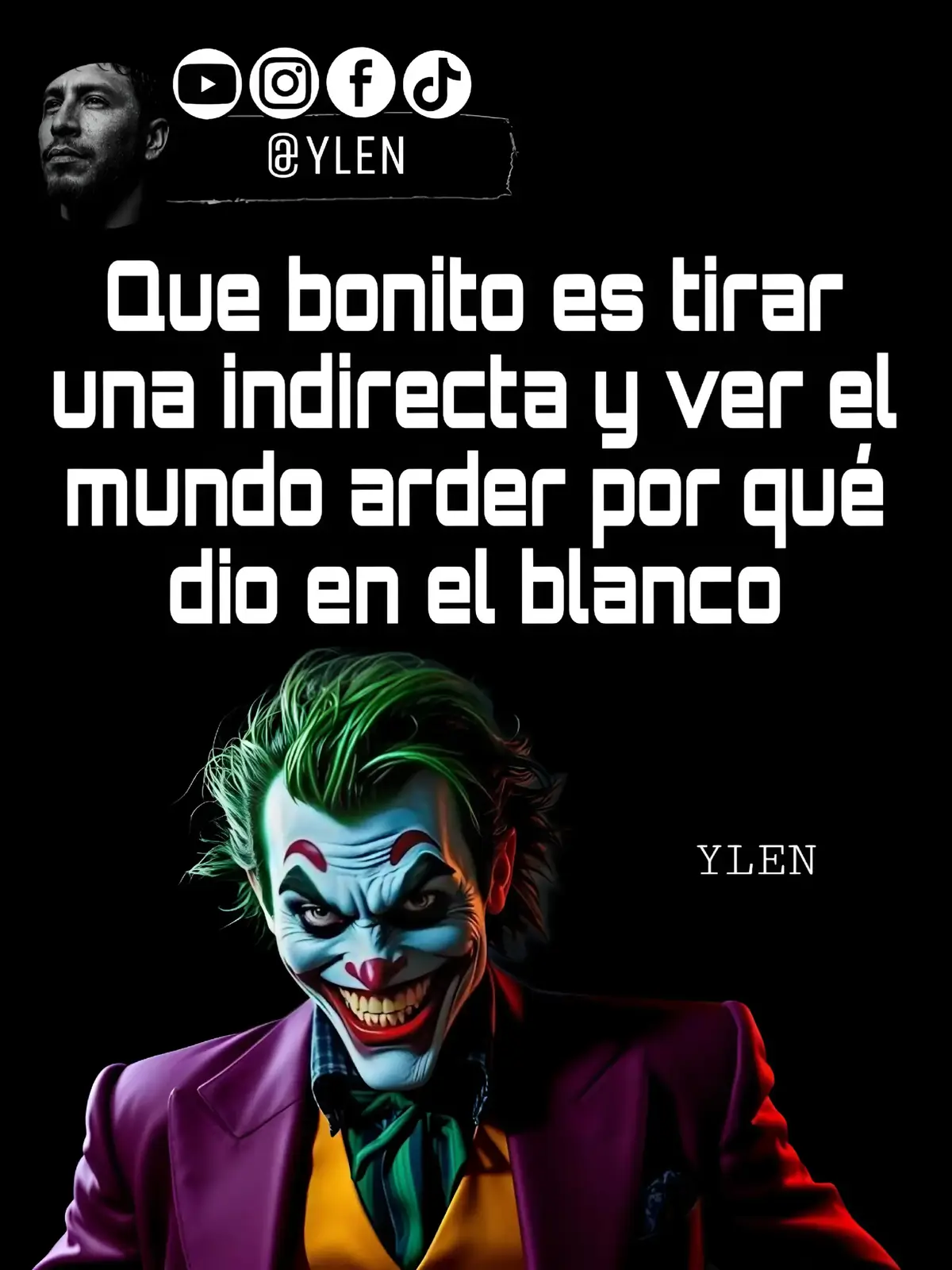 #sarcasmo #joker #indirectas #frases ##fyp 