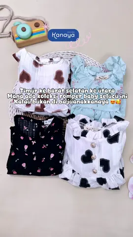 REKOMENDASI ROMPER BABY By bajuanakkanaya 😍 Cocok banget buat kado atau mau dipakai saat daily 🥰 #promoguncang99 #bajuanakkanaya #gajiansale #romperbayi #romperbaby 