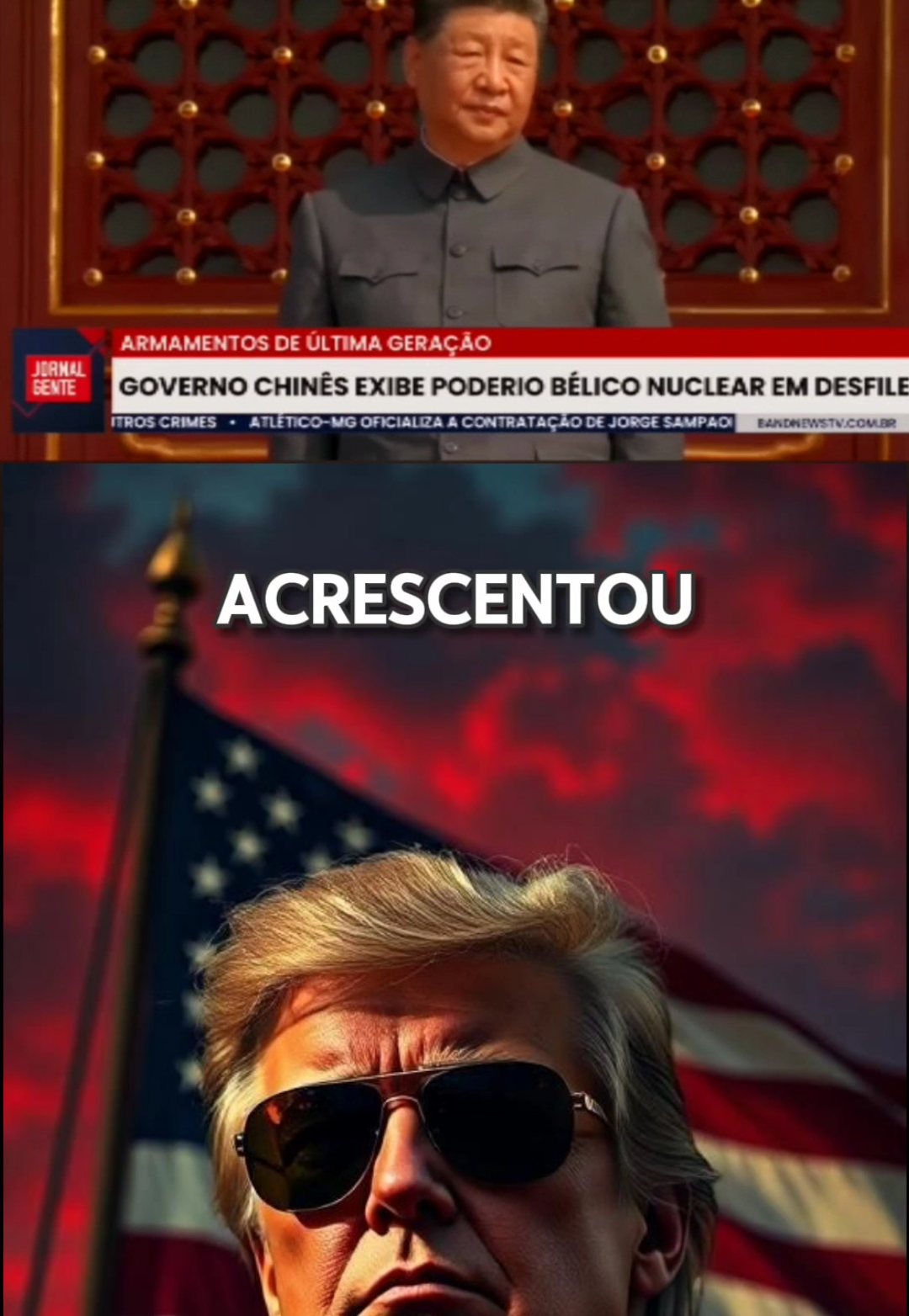 CHINA VS EUA  #fy #noticiastiktok 