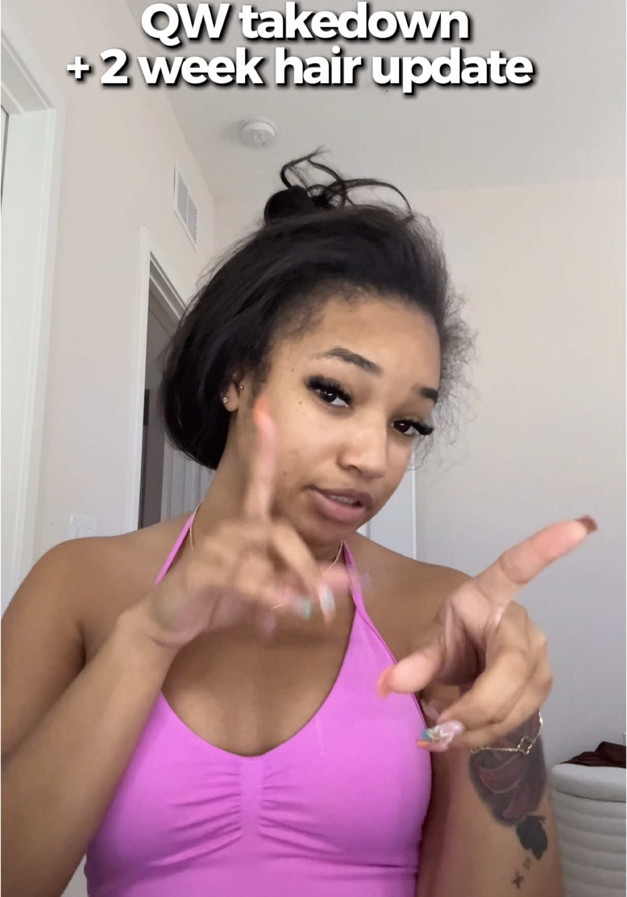 if your quick weave isn’t coming off this easy find a new hairstylist asap + hair from this video is from my most recent collab 🙂