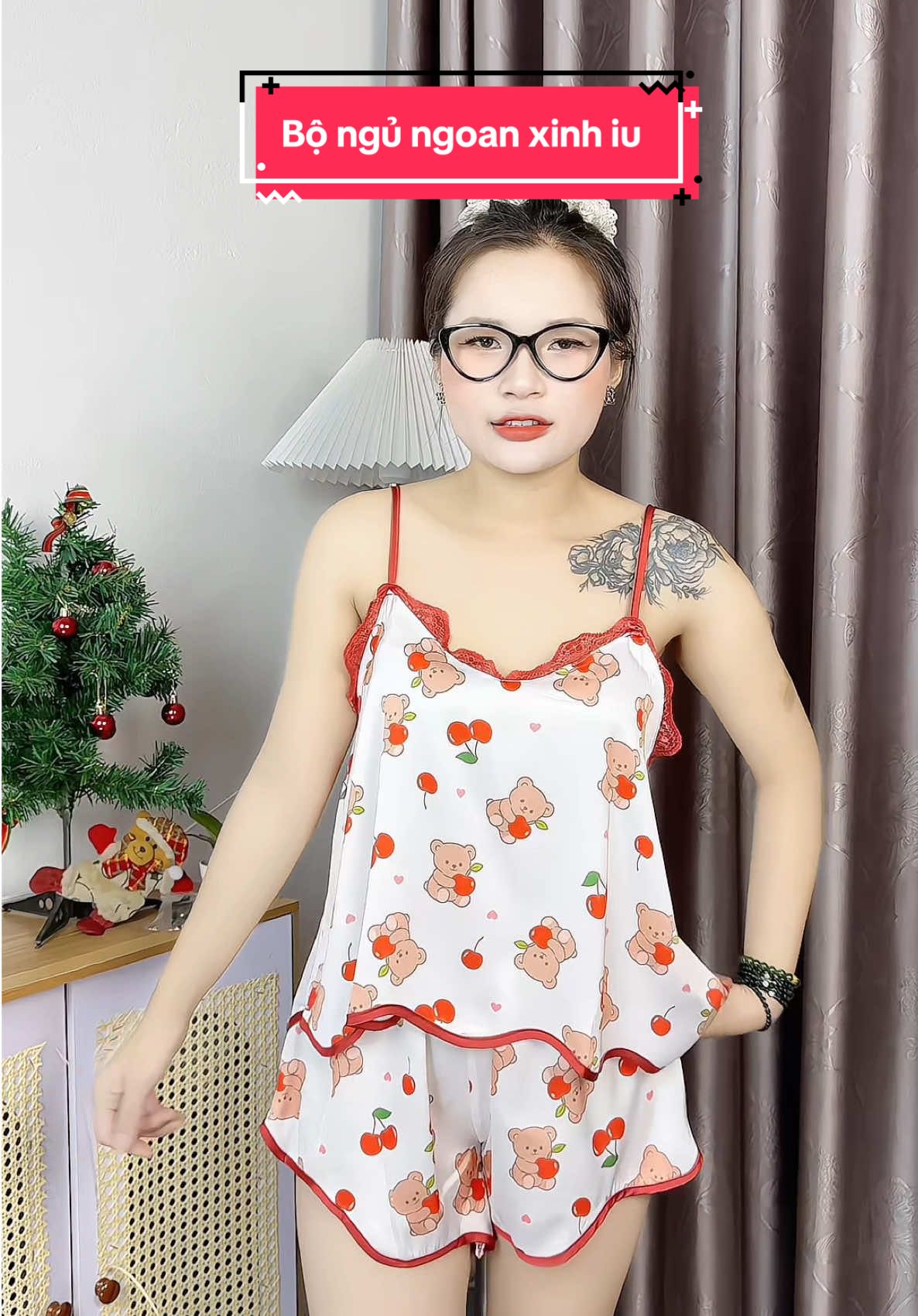 Bộ ngủ lụa ngoan xinh iu #bonguluacaocap #bongulua2day #bonguluahaiday #bonguluaxinh #xuhuong 