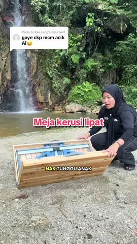 Replying to @Kak Lang hahaha. Takan itu pun nak ajor - kak utan - 🤣🤣.  #mejakerusilipat #mejalipat #mejacamping 