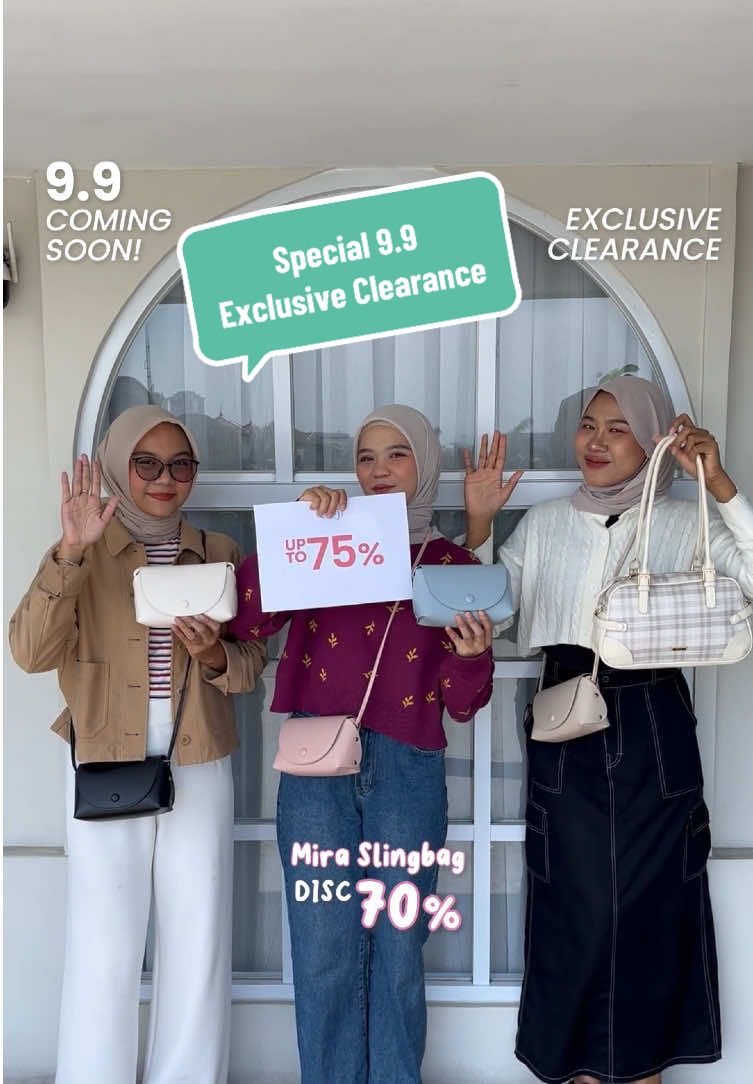 9.9 is calling EXCLUSIVE only on TIKTOK 💕 This is your moment to own timeless elegance at up to 75% OFF. A once-a-year chance you just can’t let slip away ✨ Stay tuned, September 9 is your day 💼💕 #Enjiid #BanggaPakeEnji #TasWanita #taslucu #tasaesthetic 