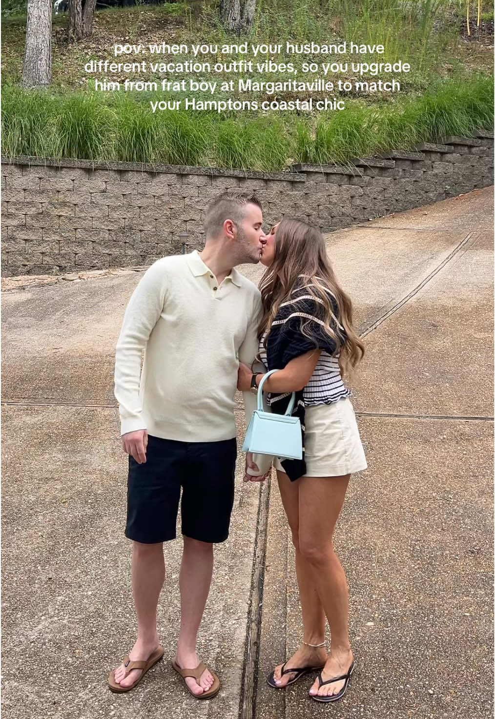 a couple that coordinates outfits together, stays together🤭🤍 @The Normal Brand  #husbandandwife #marriagehumor #couplevideos #coupleoutfits #mynormalbrand 