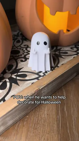 He’s actually kinda cute 😂🤭👻🖕🏼 #halloween #halloweendecor #tiktokshop #tiktokshopfinds 