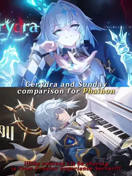 you guys should have both hehehehe #HonkaiStarRail #newstarcreator #Cerydra  #amphoreus #hsr  cerydra sunday comparison cerydra with phainon team 