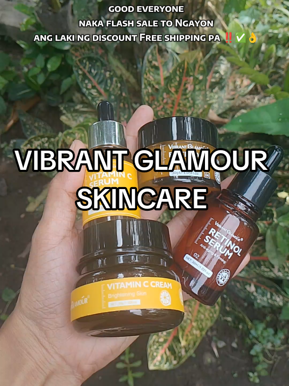 vibrant glamour  vitamin C and retinol  day and night set routine  SUPER SALE TODAY ✅‼️  #vibrantglamour #vitaminc #retinol #skincare #viralvideo 