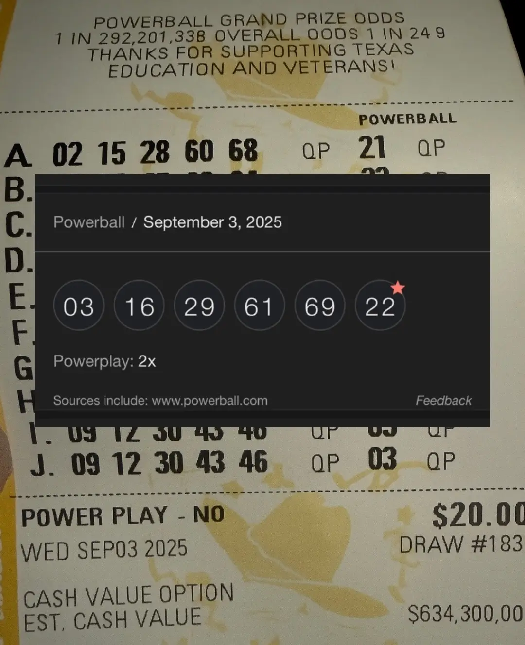 Imagine  #Powerball
