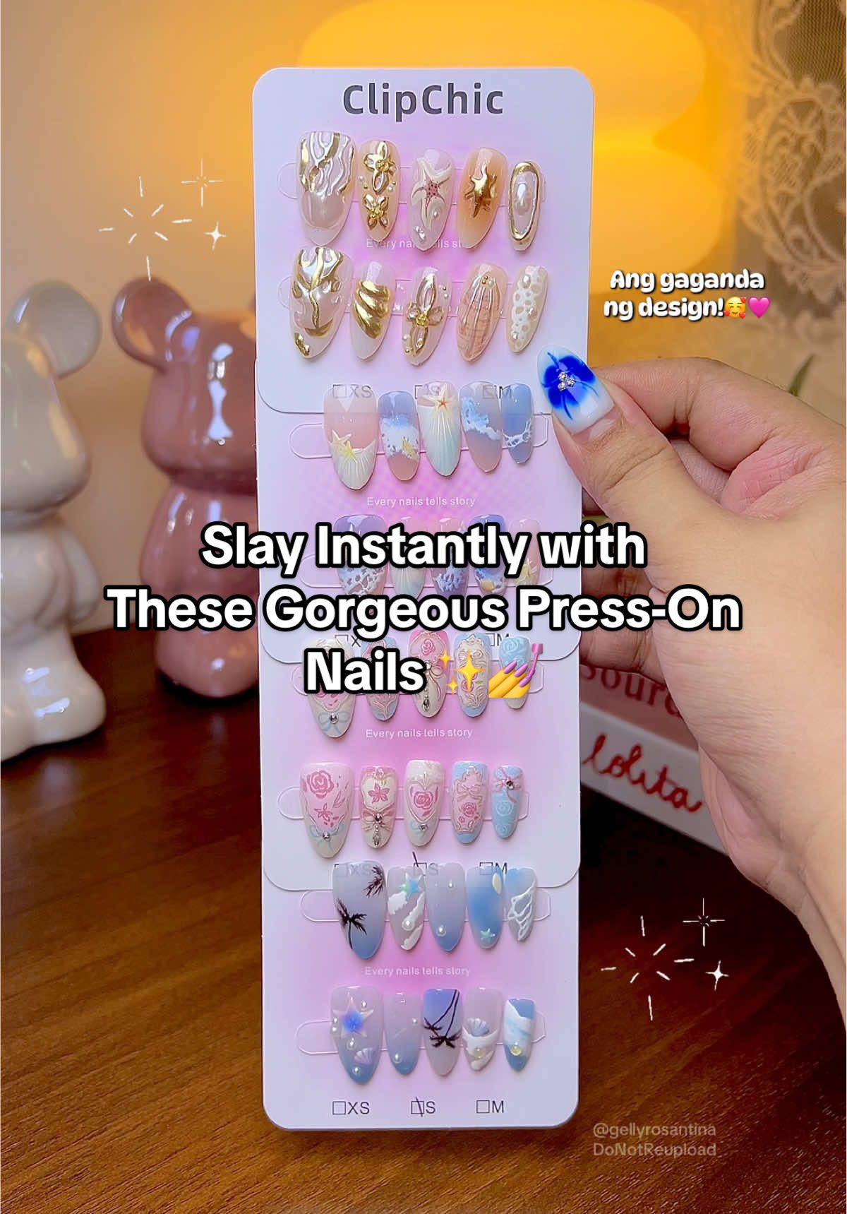 No need for the salon - just press, stick, and flaunt! 😍 These press-on nails are easy to apply, long-lasting, and super stylish. Perfect for any occasion without the hassle! 💖 #pressonnails #nails #3dnails #nailsoftiktok #prettynails 