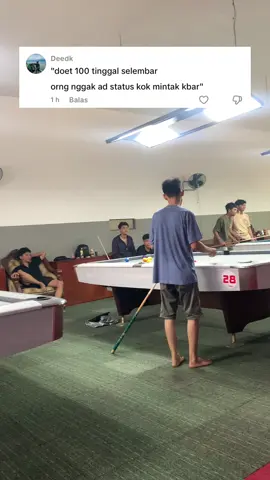 Semalamt buat @Deedk claim ke kasir kita yaa🫰🫰#billiard_sebapo 