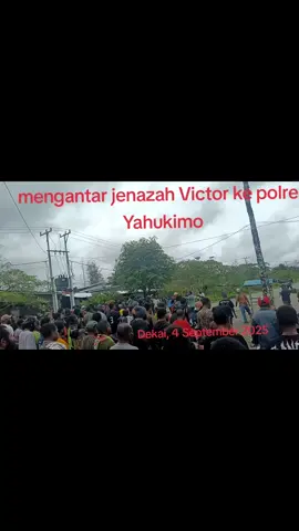 jenazah Victor antar ke polres Yahukimo #yahukimopapua🇲🇨  #victor #tikto 