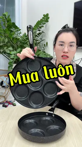Chảo chiên trứng nhiều ngăn tiện lợi  #huemenhacua #giadung #giadungnhabep #chaochientrung #chaonhieungan 