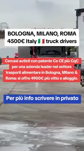 #LavoroItalia #AutistaCamion #OfferteDiLavoro #TrasportiItalia #JobOpportunity 