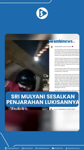 SERAMBINEWS.COM - Menteri Keuangan (Menkeu) Sri Mulyani lagi-lagi memberikan pesan menyentuh sebagai korban penjarahan pada akhir Agustus lalu, yang kemudian dia posting lewat akun media sosial Instagramnya @smindrawati pada Rabu (3/9/2025). Sri Mulyani menyesalkan penjarahan yang terjadi di rumah pribadinya, di Kawasan Bintaro Sektor 3A Tangerang Selatan, Minggu (31/8/2025). 🗞️Untuk full artikelnya bisa kunjungi website kami di www.Serambinews.com dan full video bisa cek Youtube Serambinews atau follow akun @serambinews di Instagram serta Menatap Aceh & Serambinews di Facebook untuk informasi lebih lanjut 📰 VO: Syita Editor: Erik #srimulyani #lukisan #penjarahan #serambinews 