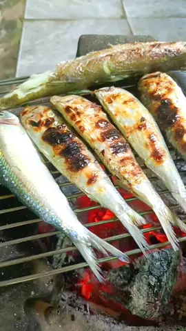 Cá trích nướng chấm nước mắm me nhé cả nhà. 
